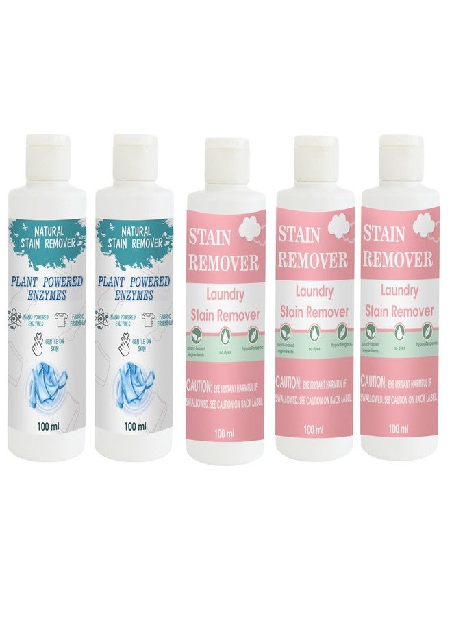 TOOVUS Stain Remover Combo Pack of Shirt (Pack of 2), Pink (Pack of 2) and Pink Stain Remover | Multi-Surface Cleaning Solution for Clothes, Fabrics, Upholstery (100 g Each) - Image 1